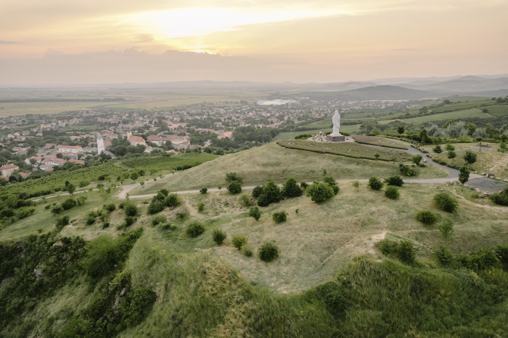 Tokaj aerial view