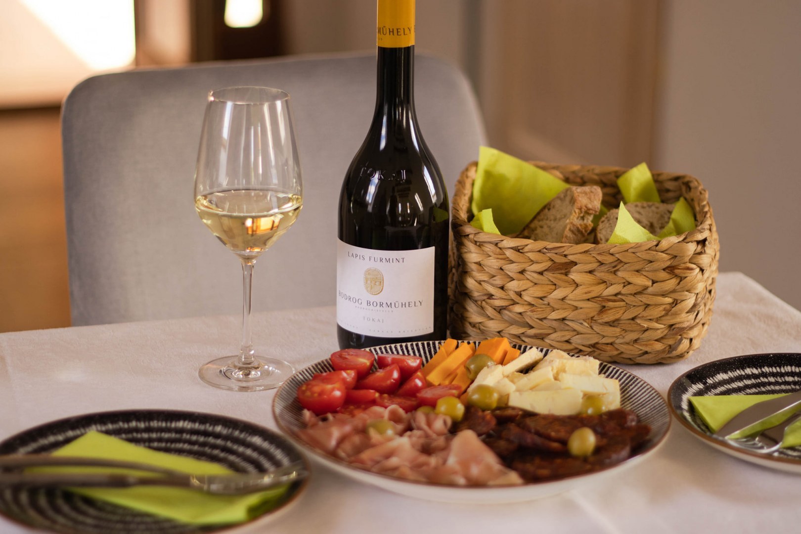 Bodrog furmint with colt platter